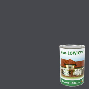 Farba Eko Lowicyn Grafit 1L RAL7024 Polifarb Łódź