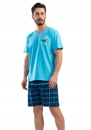 Piżama Męska bawełniana krótki Vienetta 1XL + size