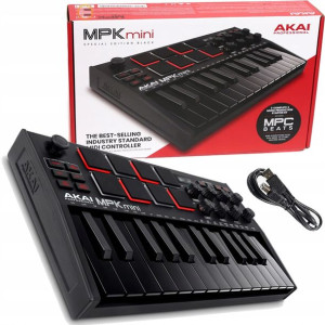 Akai Mpk Mini Mk3 Black +mpc Beats Hybrid +usb 24h