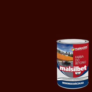 Farba Akrylowo-Silikonowa Malsilbet Brązowy 1L Malexim