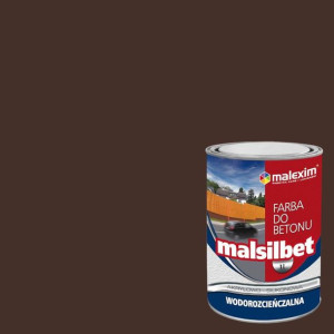Farba Akrylowo-Silikonowa Malsilbet Czekoladowy 5L Malexim
