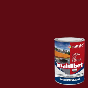 Farba Akrylowo-Silikonowa Malsilbet Wiśniowy 1L Malexim