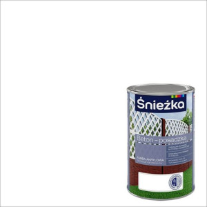 Farba Beton-Posadzka 1L Biały Śnieżka