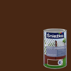 Farba Beton-Posadzka 1L Brązowy Śnieżka