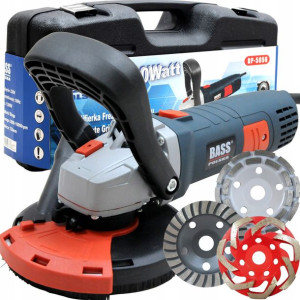 Bass Szlifierka Frezarka Do Betonu 1300w +3 Tarcze