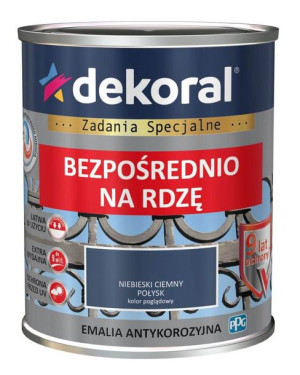 Emalia Antykorozyjna Niebieski Ciemny 0,65L Dekoral