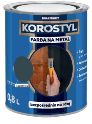 Farba Na Metal 3W1 Grafitowy 0.8L Goldmurit