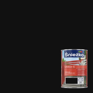 Farba Urekor S Czarny 1L Śnieżka
