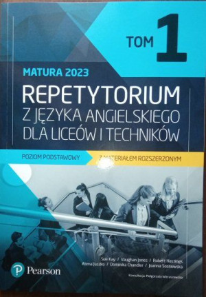 Pearson Repetytorium z języka angielskiego podstawowy Tom 1 Matura 2023