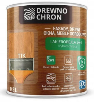 Lakierobejca 2 W 1 Tik 0,2L Drewnochron