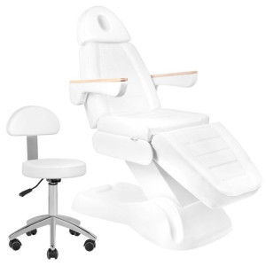 Elektryczny Fotel Kosmetyczny Lux 273b + Taboret 304