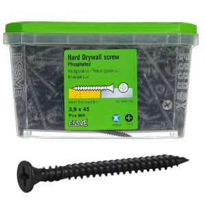 ESSVE Wkręt do twardych płyt GK 3,9x45 Fosfatyzowany 900szt
