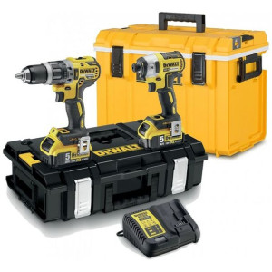 Wiertarko-wkrętarka Dcd796 Zakrętak Udarowy Dcf887 Dewalt 2x5ah + Lodówka