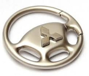 Brelok metalowy kierownica - Mitsubishi