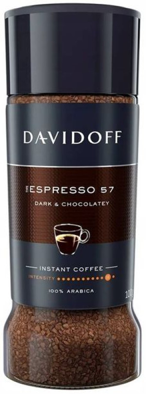 Davidoff Espresso 57 Dark & Chocolatey 100 g - kawa rozpuszczalna