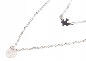 Naszyjnik Damski Boho Choker Jaskółka Celebrytka