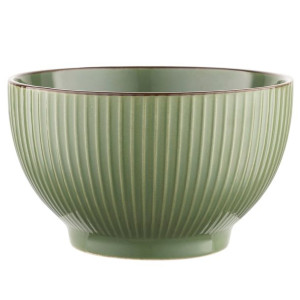 Salaterka ceramiczna Florina Janes 14 cm ciemnozielona