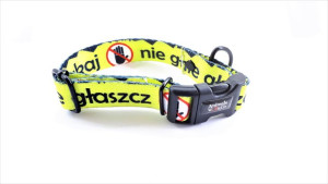 Obroża dla psa Nie Dotykaj Nie Głaszcz XS 24-35cm / 20mm