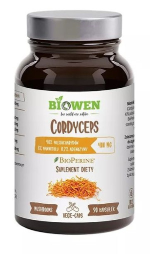 Cordyceps 400 mg (90 kaps.)