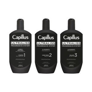 Capillus Ultraliss Nanoplastia, zestaw do zabiegu nanoplastii, 3x400 ml