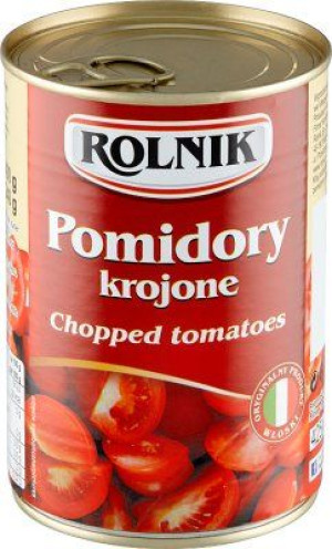 Pakiet 5szt Rolnik Pomidory krojone w sosie własnym 400g