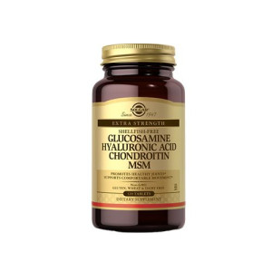SOLGAR Glucosamine Hyaluronic Acid Chondroitin MSM - 120tabs