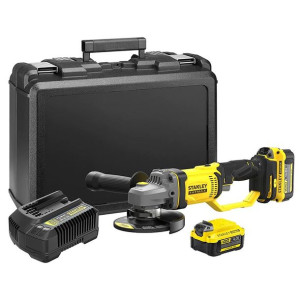 Szlifierka Kątowa Stanley Fatmax V20 18v 125 Mm 2x4ah + Walizka