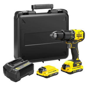 Wiertarko-wkrętarka Akumulatorowa Udarowa Stanley Fatmax V20, 18v 2x2ah