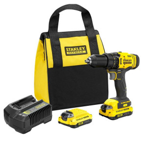 Wiertarko-wkrętarka Stanley Fatmax Sfmcd700c2s V20 18v 2x1,5ah