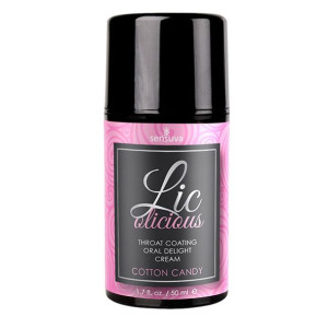 Żel do seksu oralnego - Sensuva Cream Cotton Candy 50 ml