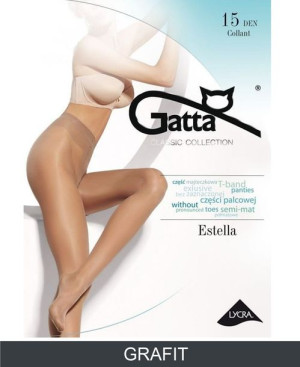 GATTA ESTELLA Rajstopy damskie 15 DEN wz.00/3-M/Grafit