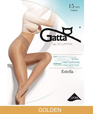 GATTA ESTELLA Rajstopy damskie 15 DEN wz.00/5-XL/Golden
