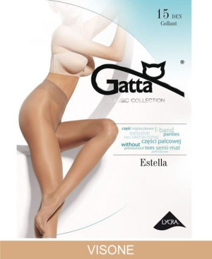 GATTA ESTELLA Rajstopy damskie 15 DEN wz.00/5-XL/Visone