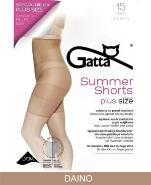 GATTA SUMMER SHORTS plus size 15 DEN 5/6 Daino