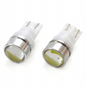 Żarówki LED STANDARD T10 W5W 1,5W 12V Soczewka 2sz
