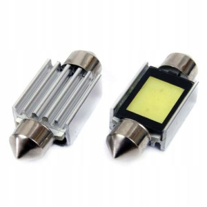 Żarówka LED 12V C5W biała White CANBUS 39mm 2 szt.