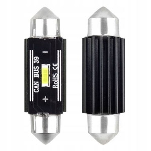 Żarówka LED 12V i 24V C5W CANBUS biała 39mm 2 szt