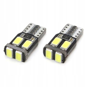 Żarówka LED 12V 24V T10 W5W CANBUS biała white 2 szt