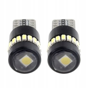 Żarówka LED 12V samochodowa i 24V W5W CANBUS biała