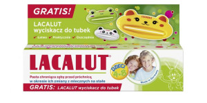 Lacalut Pasta do zębów dla dzieci od 4-8 lat 50ml +wyciskacz gratis