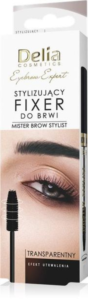 Delia Cosmetics Eyebrow Expert Stylizujący Fixer utrwalający do brwi - tran