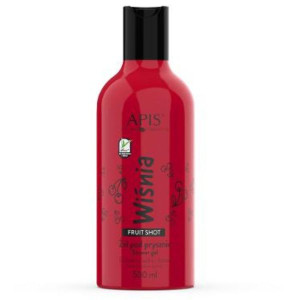 Apis Fruit Shot Wiśniowy żel pod prysznic 500 ml Nowy Apis kąpiel i pryszni
