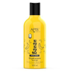Apis Fruit Shot Bananowy żel pod prysznic 500 ml Nowy Apis kąpiel i pryszni