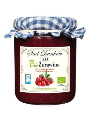 Żurawina Z Cukrem Trzcinowym Bio 260 G - Sad Danków