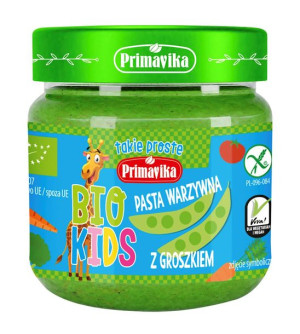 Pasta Warzywna Z Groszkiem Bezglutenowa Bio 160 G - Primavika (bio Kids)