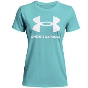 Koszulka damska under armour live sportstyle graphic ssc morska zieleń 1356