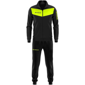 Dres givova tuta visa czarno-zółty fluo tr018sum 1019