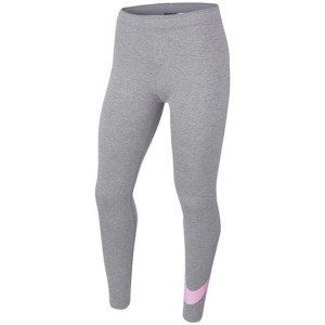 Legginsy dla dzieci nike g nsw favotites swsh tight szare ar4076 094