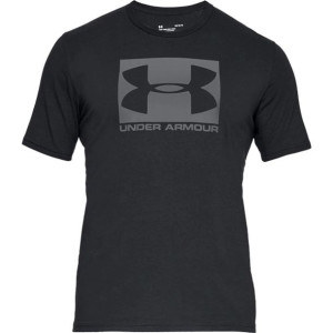 Koszulka męska under armour boxed sportstyle ss czarna 1329581 001