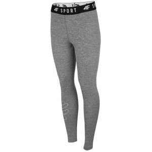 Legginsy damskie 4f szary melanż nosh4 spdf001 25m
